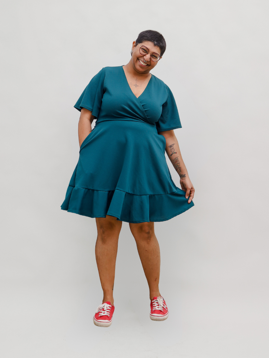Short Wrap Dress