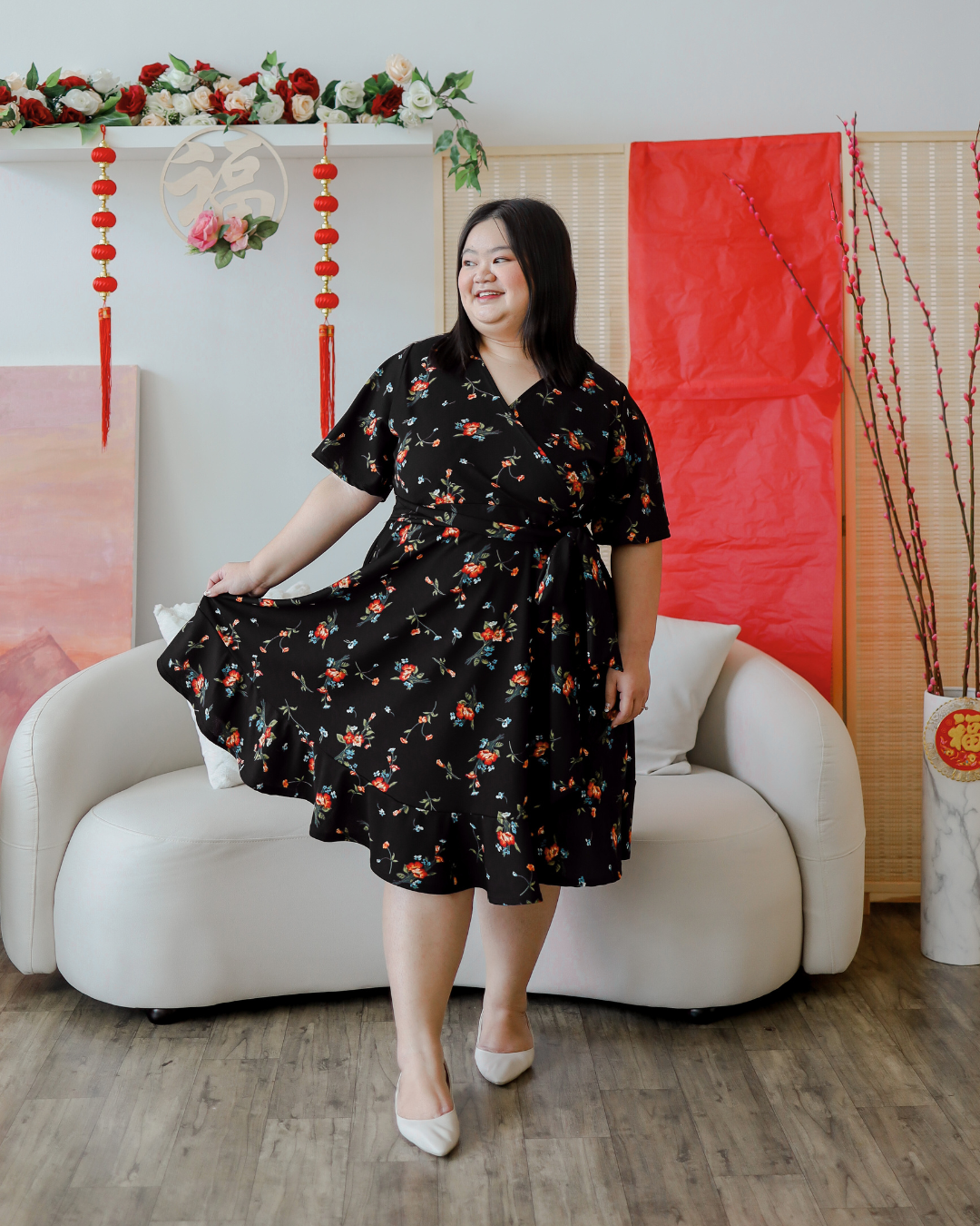 Long Wrap Dress