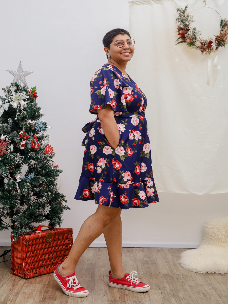 Short Wrap Dress