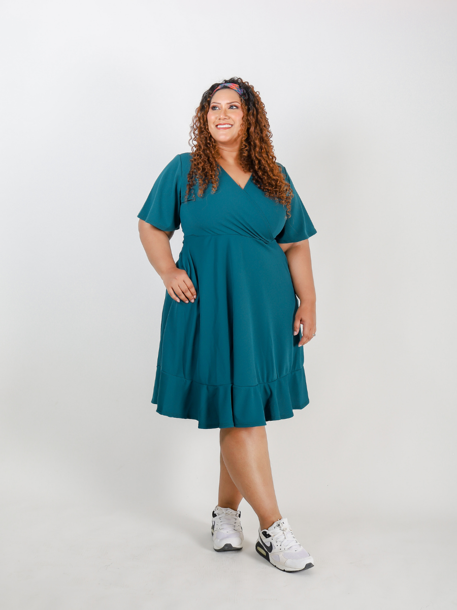 Long Wrap Dress