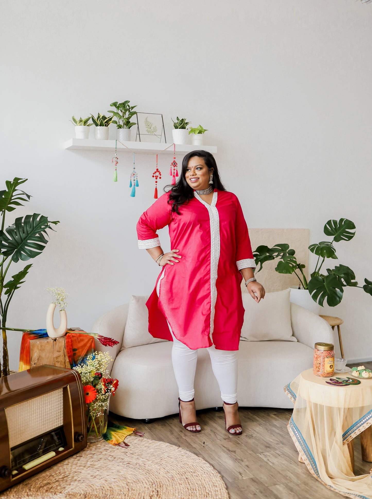 Lace Kurti - THE CURVE CULT