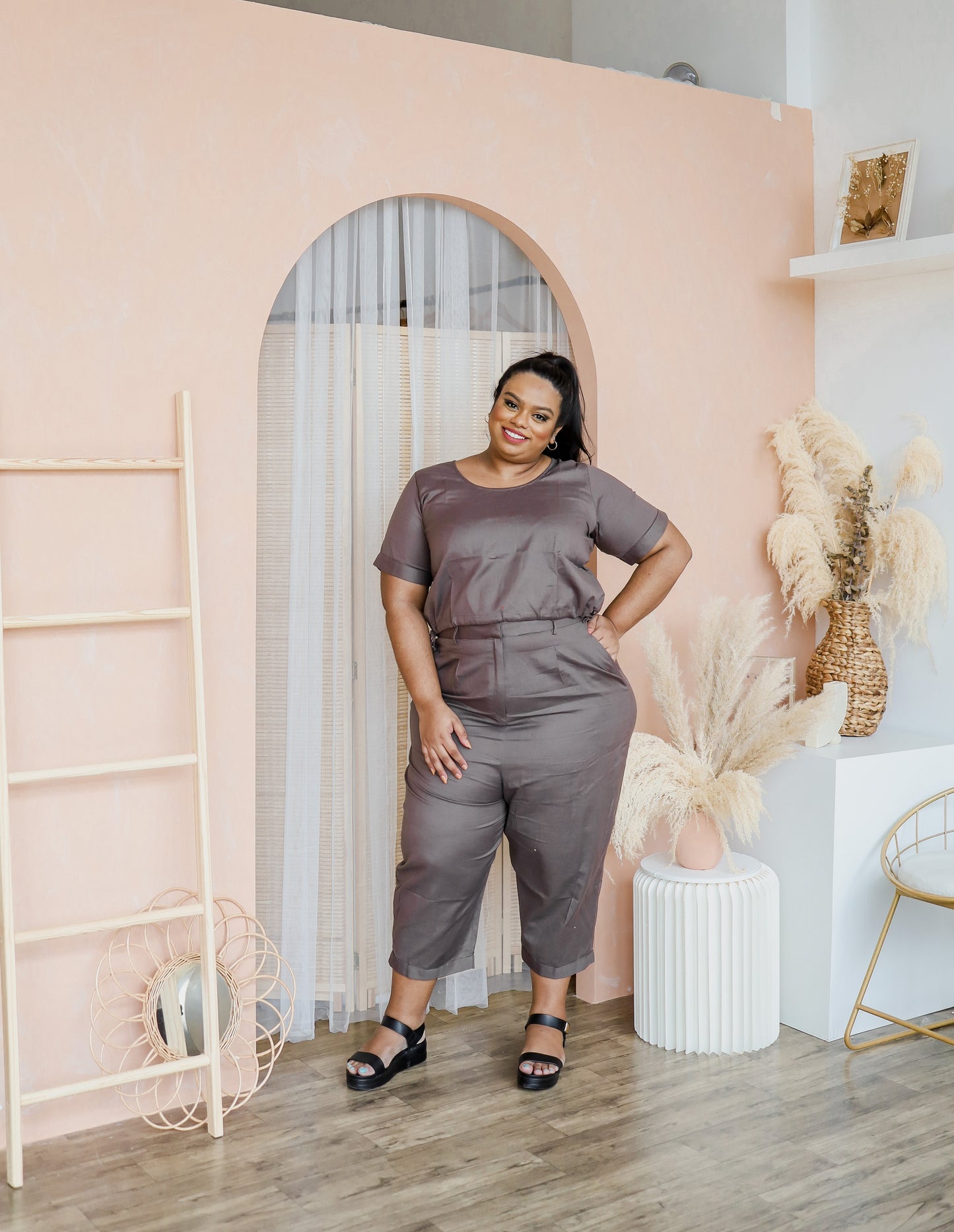 Linen Co-ords (Pants) - THE CURVE CULT