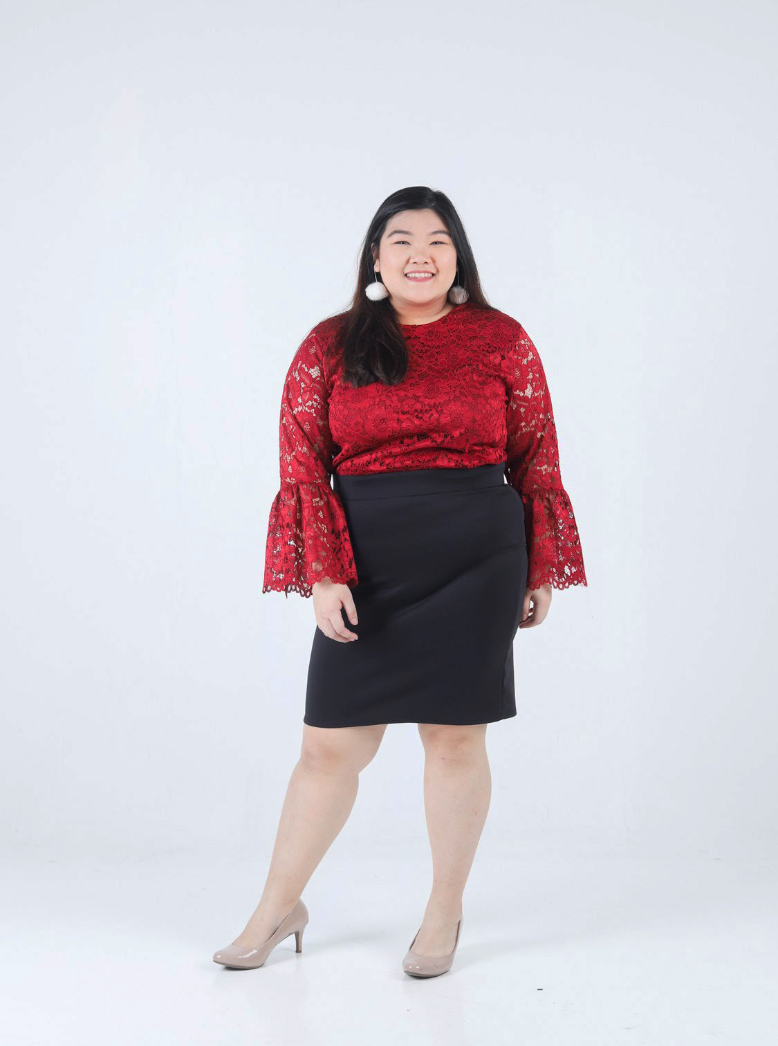 Short Pencil Skirt - THE CURVE CULT