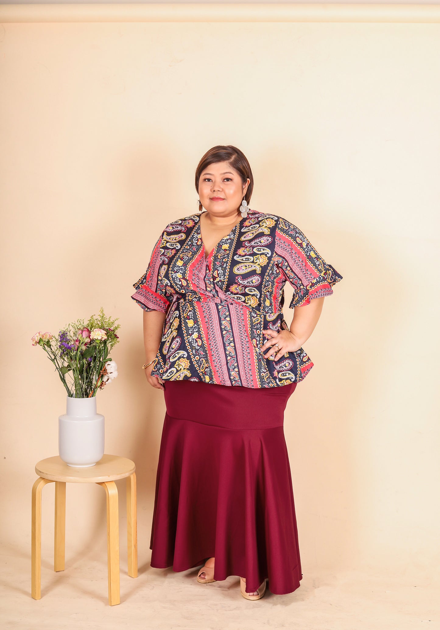 Plain Mermaid Skirt - THE CURVE CULT