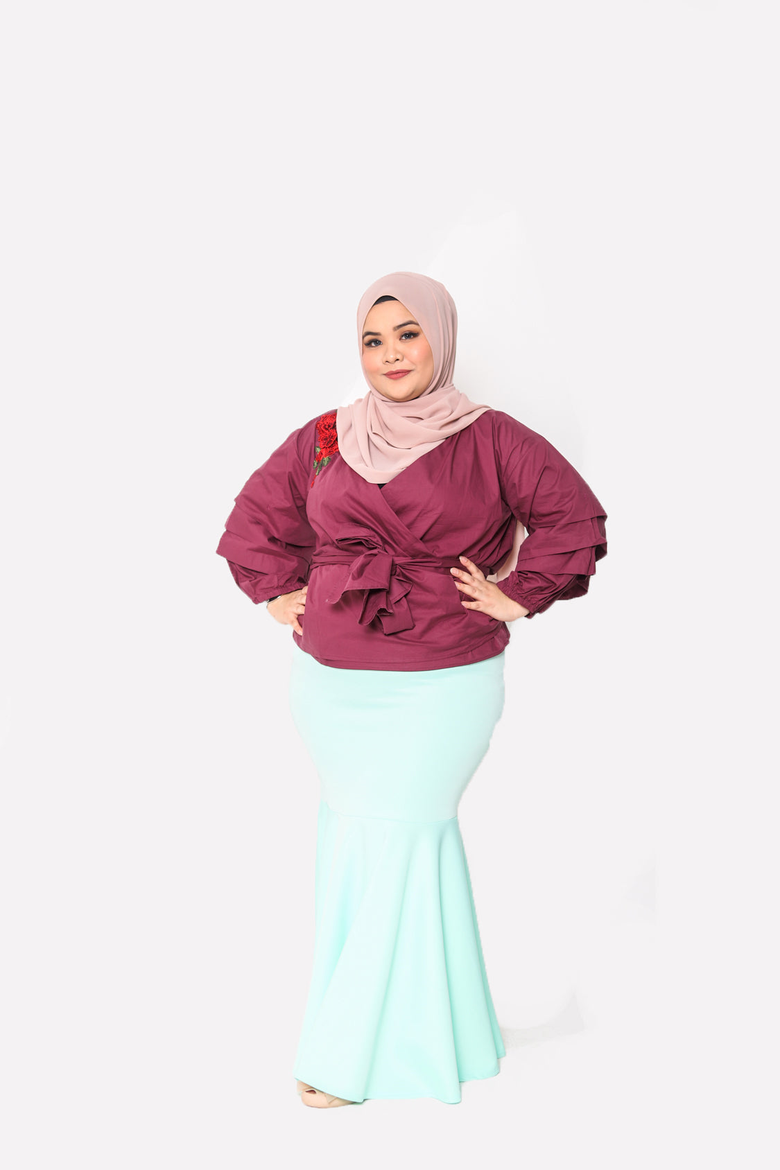 Plain Mermaid Skirt - THE CURVE CULT