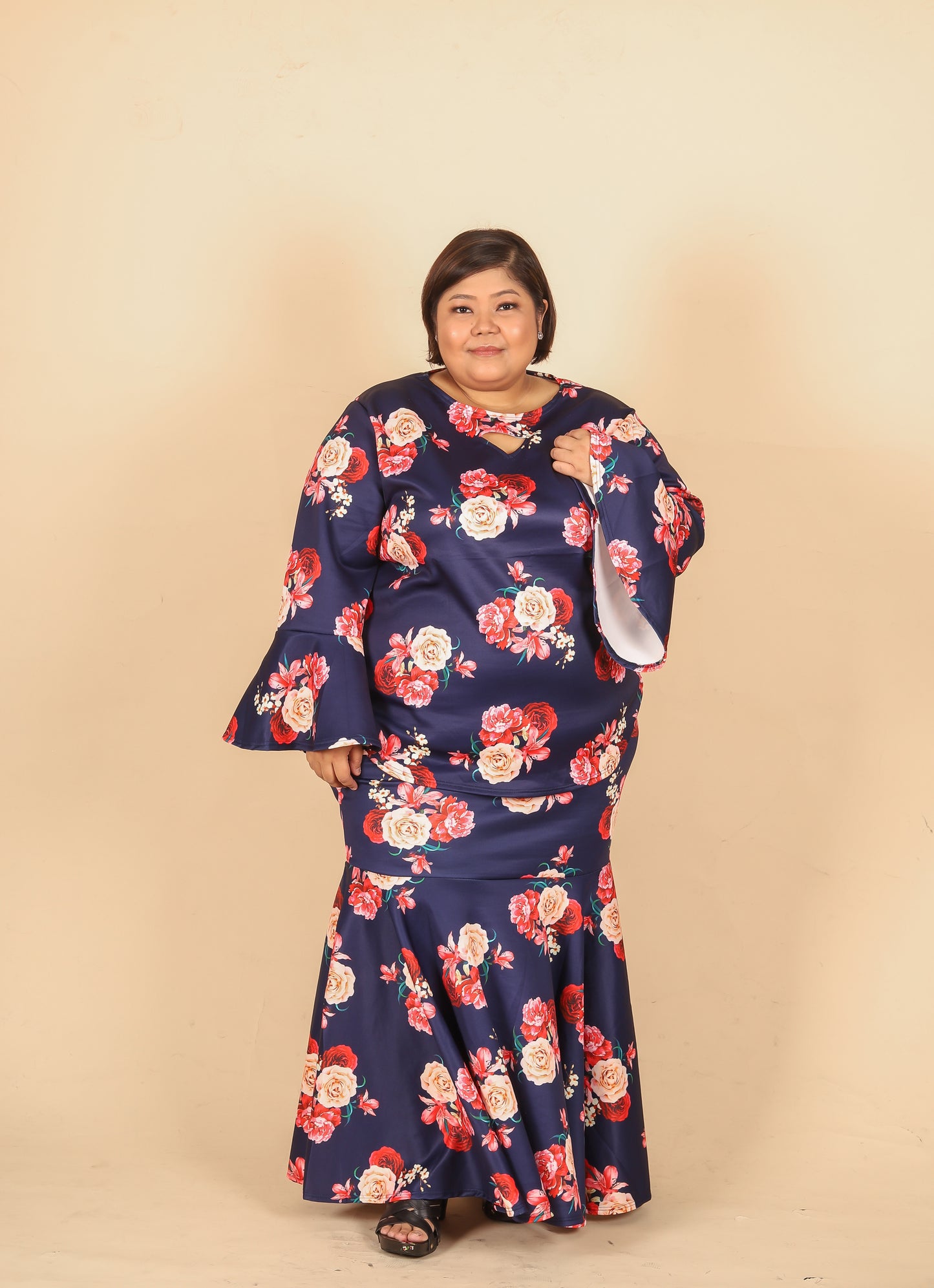 Printed Mermaid Skirt - THE CURVE CULT
