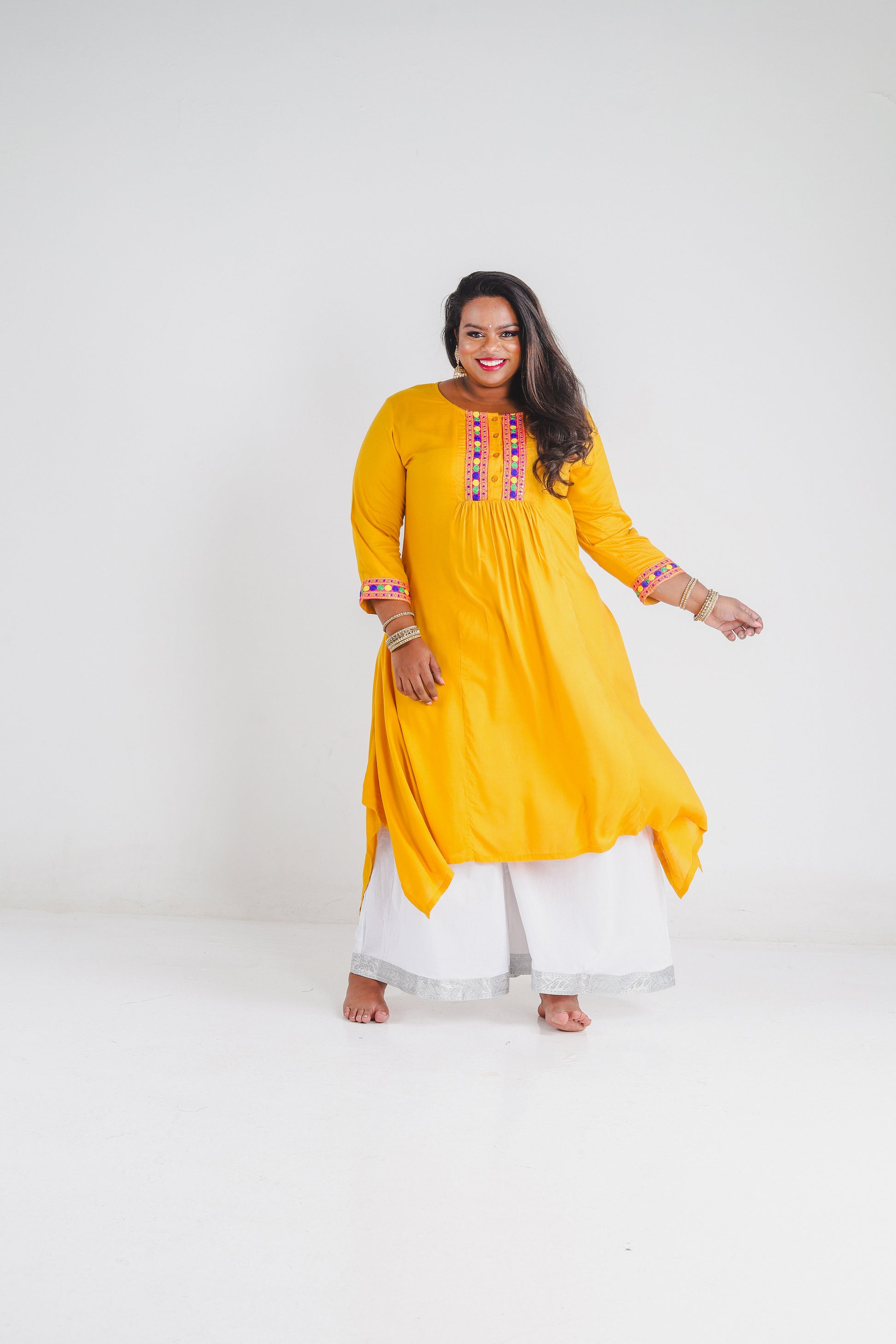 Cotton Palazzo Pants - THE CURVE CULT