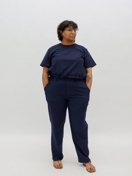 Linen Co-ords Navy