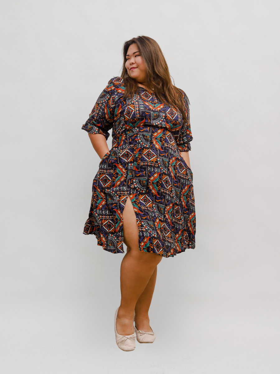 curve boho dresses SHEIN PETITE CURVE Plus Size Women's White Sequin Summer Boho Flowy Vacation Holiday Dress Elegant Hollow Out Printed Long Casual Greek Italian Outfit Beach