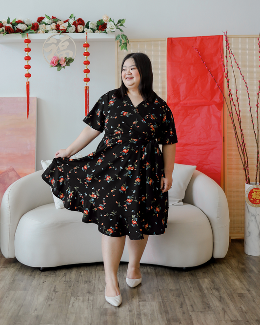 Long Wrap Dress