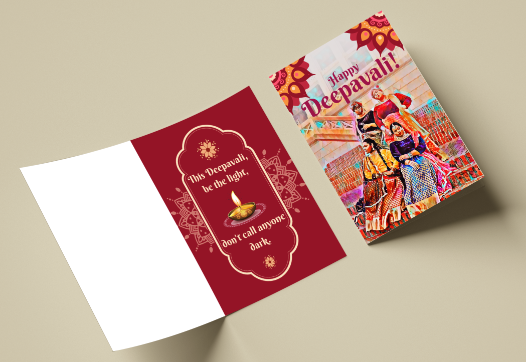 Body Positive Deepavali Greeting Cards