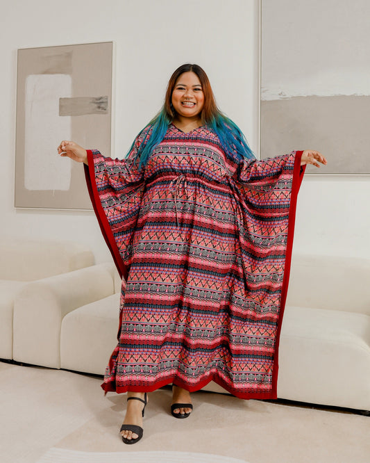Long Sleeved Kaftan - THE CURVE CULT