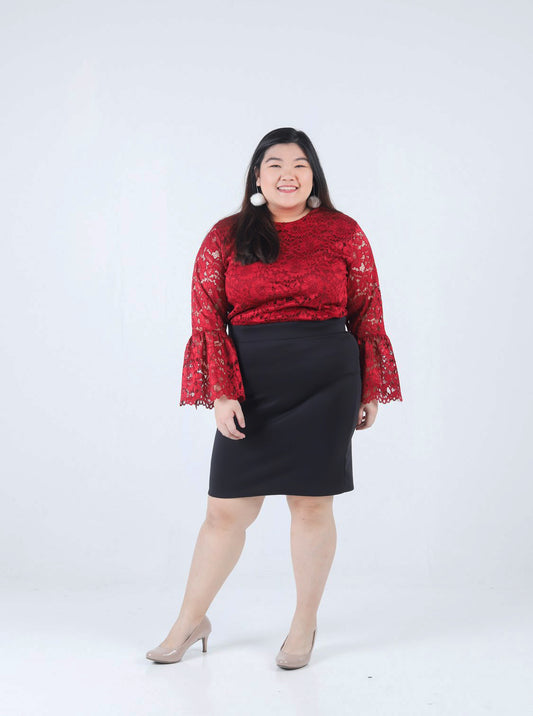 Short Pencil Skirt - THE CURVE CULT