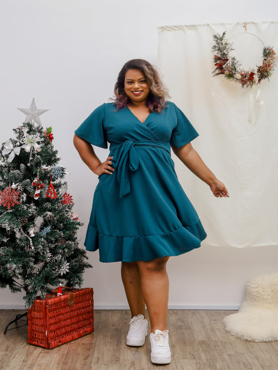 Christmas 2025 wrap dress